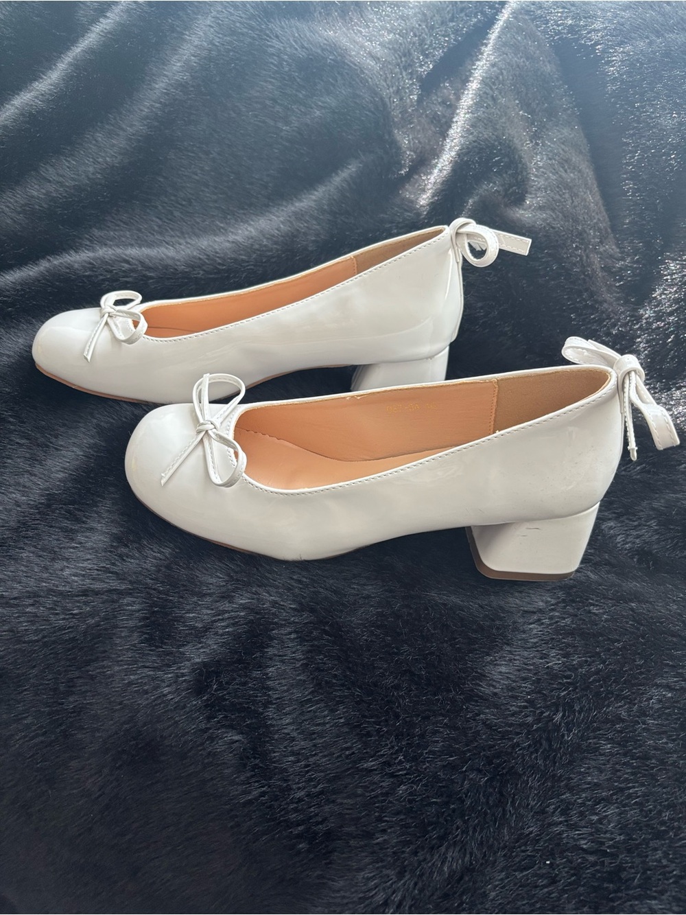 White Bow Ballet Heels 🤍 Size 40 (~US 8)